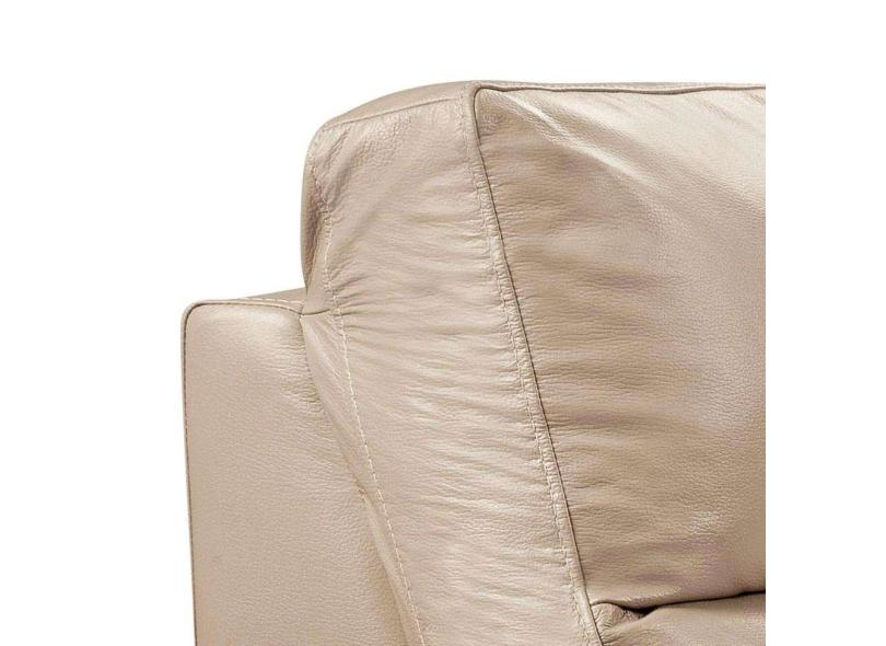 Sofá 3 lugares Couro Nord Minuano Estofados