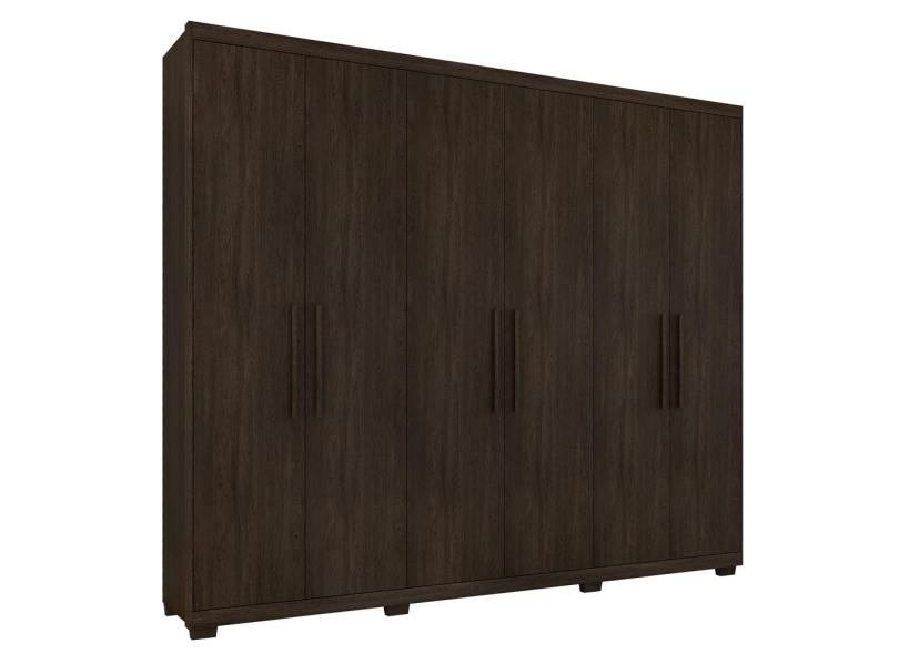 Guarda-Roupas Casal 6 Portas 4 Gavetas Castro Demóbile