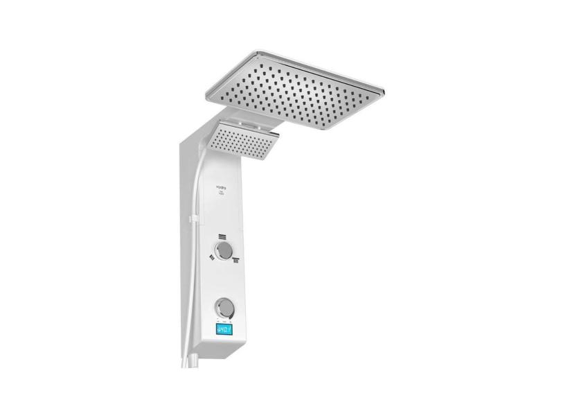Chuveiro Hydra Falls Digital Branco/Cromado 7700W 220V