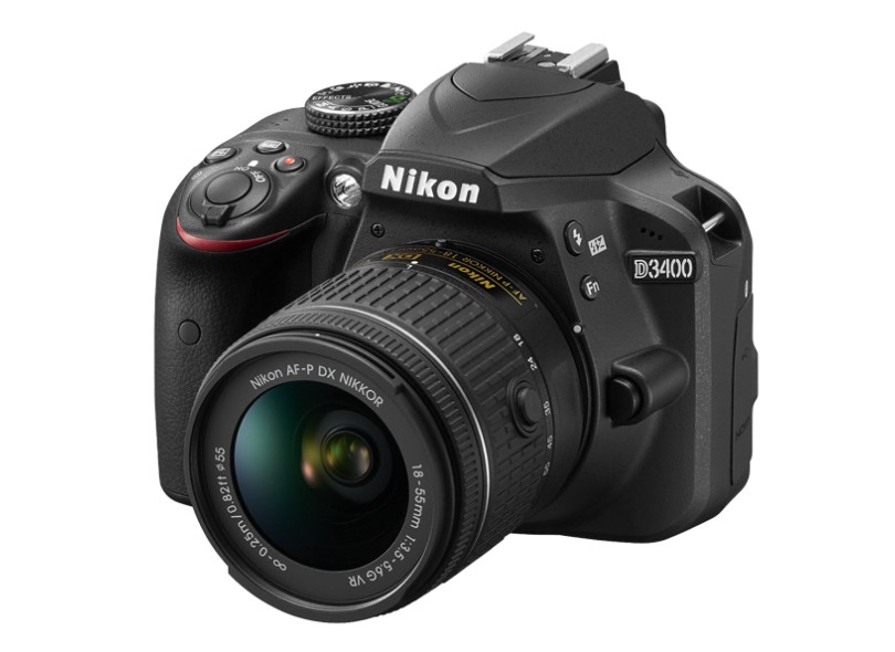 Câmera Digital DSLR(Profissional) Nikon 24.2 MP Full HD D3400
