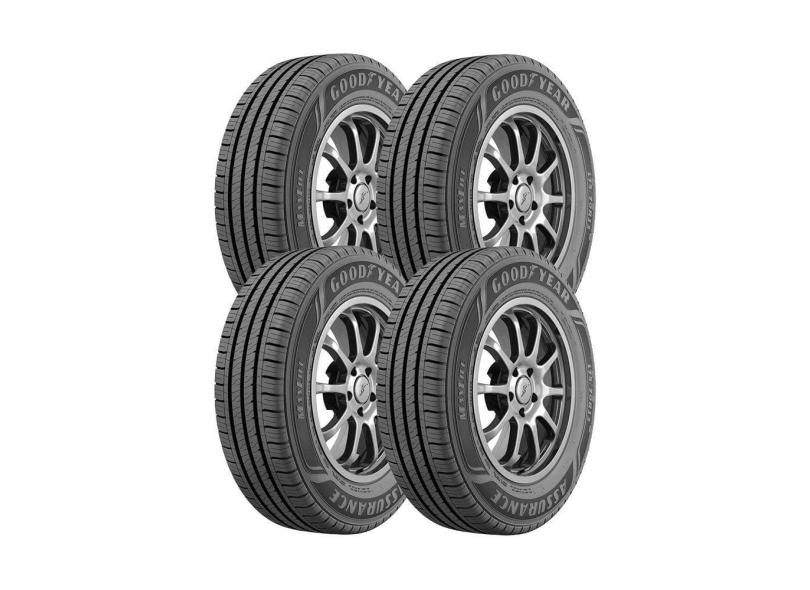 Jogo 4 Pneus Goodyear Aro 14 Assurance Maxlife 185/70R14 88H