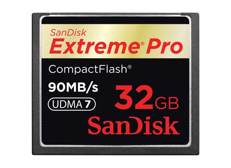 Cartão de Memória Compact Flash SanDisk Extreme Pro 32 GB SDCFXP-032G