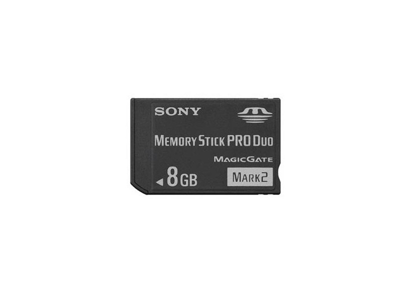 Cartão de Memória Memory Stick PRO Duo Sony 8 GB Mark II
