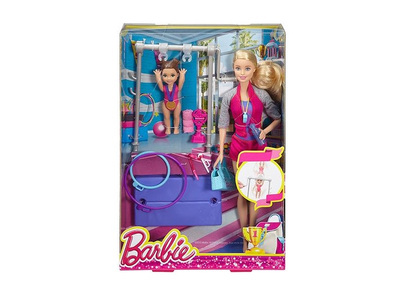 Boneca Barbie Quero Ser Quero Ser Ginasta Mattel com o Melhor Preço é no  Zoom