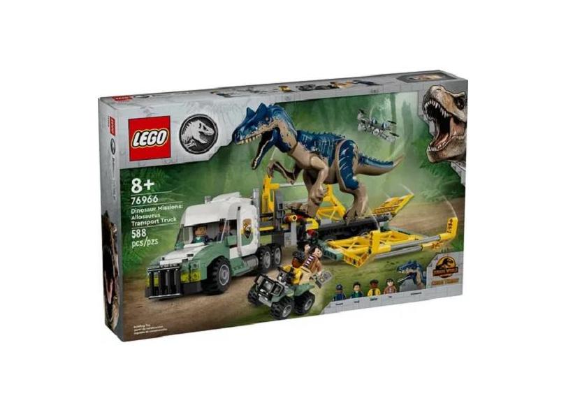 Lego 76966 Jurassic World - Caminhão De Transporte De Allossaurus – 588 ...
