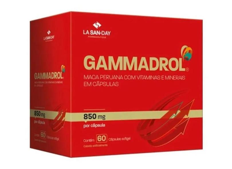 GAMMADROL MACA PERUANA 60 CáPSULAS SOFT GEL - LA SAN DAY 