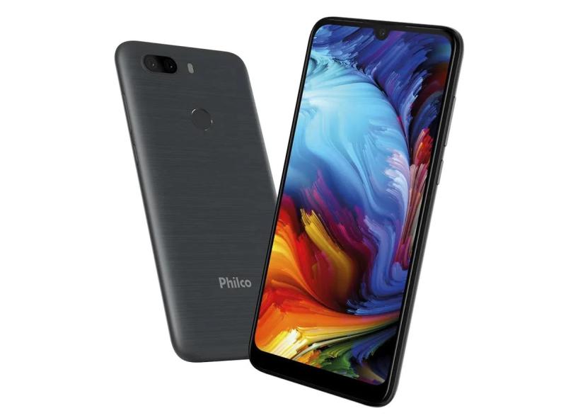 Smartphone Philco Hit Max PCS02RG 128GB Câmera Dupla 2 Chips Android 10