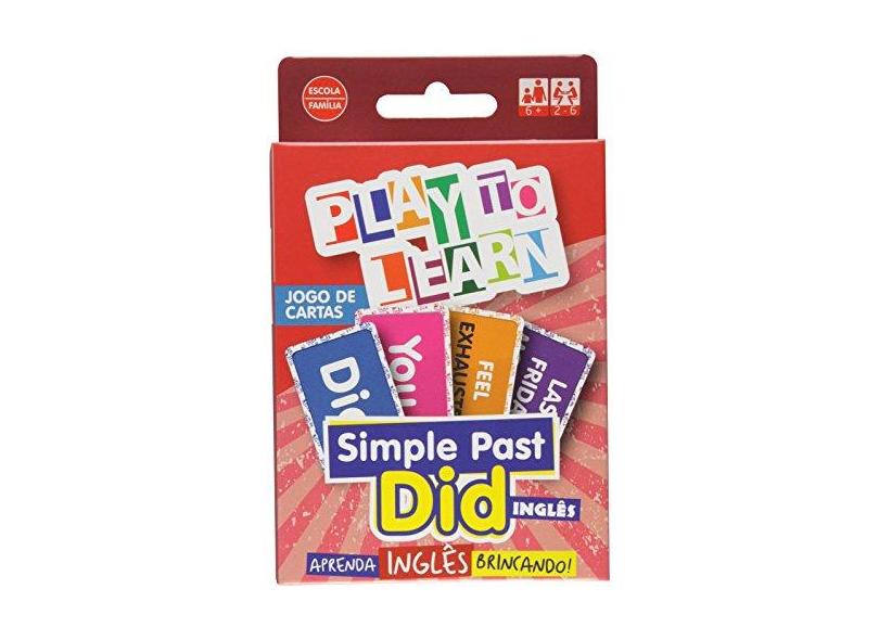Aprenda Inglês Brincando - Jogo de Cartas - Simple Past Did - Play