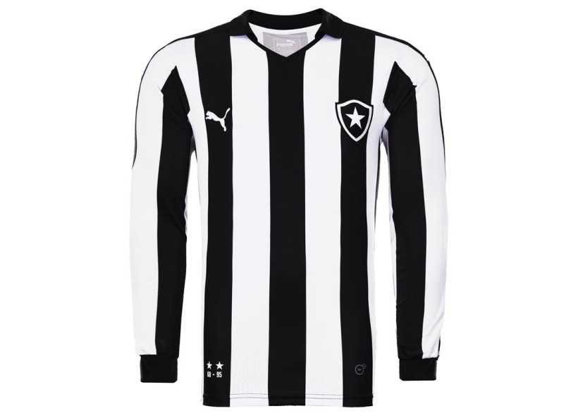 Camisa Jogo Botafogo I 2015 Manga Longa sem Número Puma