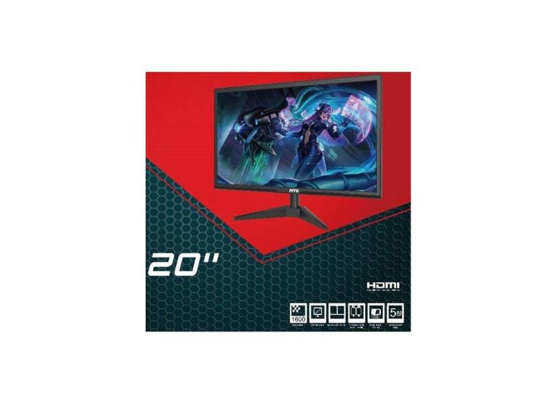 Monitor 20 Polegadas LED HD hdmi vga 5ms - HYE20NLM