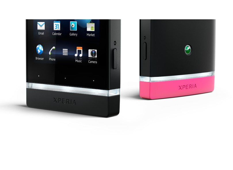 Smartphone Sony Xperia U ST25a Câmera 5,0 MP Desbloqueado 8 GB Android 2.3 (Gingerbread) Wi-Fi 3G