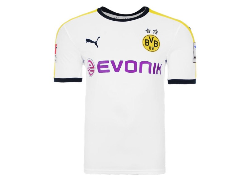 Camisa Torcedor Borussia Dortmund III 2015/16 com Número Puma