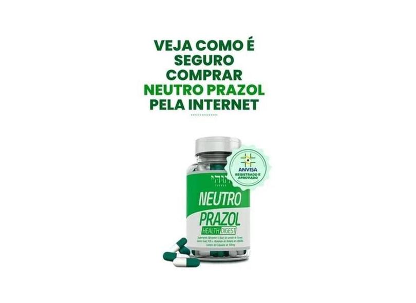 Kit 2X  Neutro Prazol 60 Cáps - Úlcera, Secreção, Acidez - Off - Healt