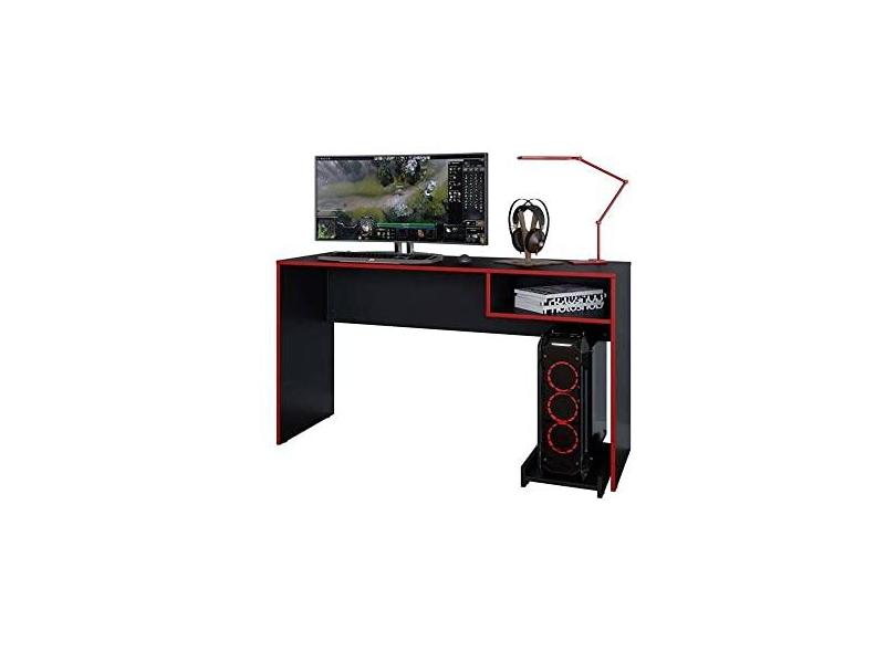 Mesa Gamer Escrivaninha Para Computador Pixel Preto Caemmun