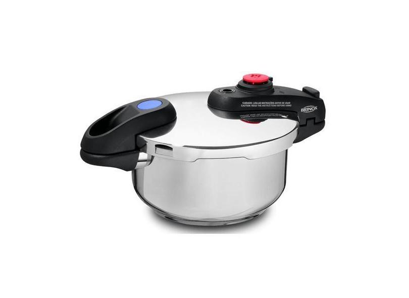 Panela De Pressão Supra Inox 3 Litros - Brinox