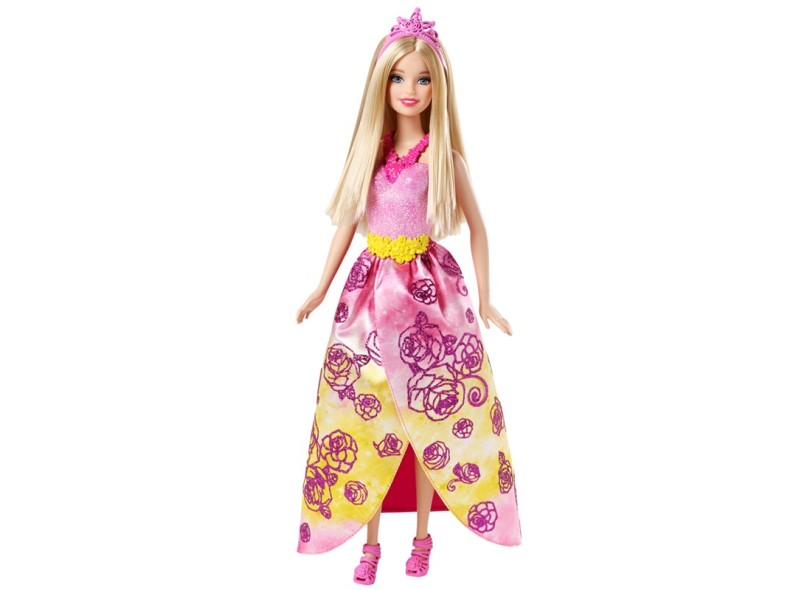 Boneca Barbie Mix & Match Princesa Rosa Mattel
