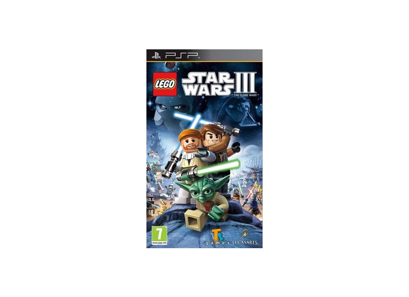 Jogo LEGO Star Wars III: The Clone Wars LucasArts PSP