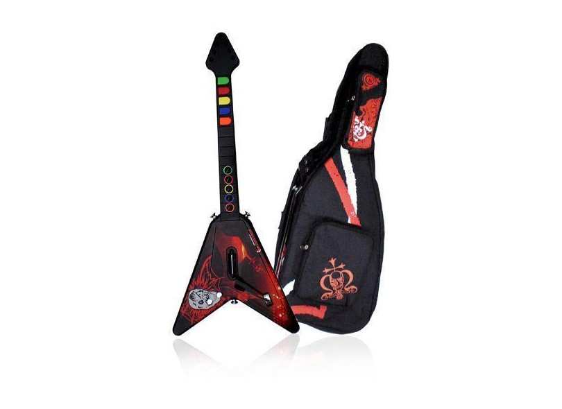 Guitarra Playstation 2 Playstation 3 PC sem Fio 6824 Leadership com o