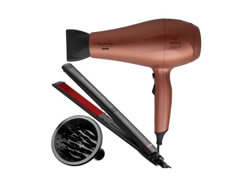 Secador De Cabelo Gama Italy 2000W Ion Profissional Salão Marula Cobre