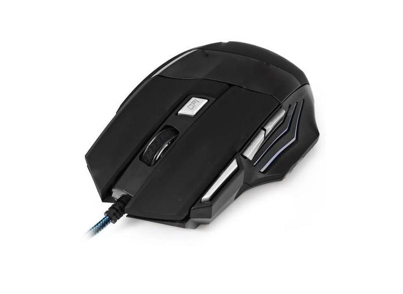 Mouse Gamer Usb 3.0 Óptico Pc 1600 Dpi Led 7 Botões Rgb - Grupo Biasho