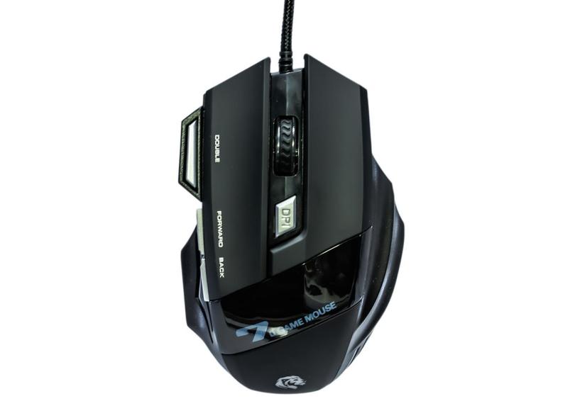Mouse Gamer C/fio Hayom 7d Mu-2909 2400 Dpi 7 Botões C/ Led RGB