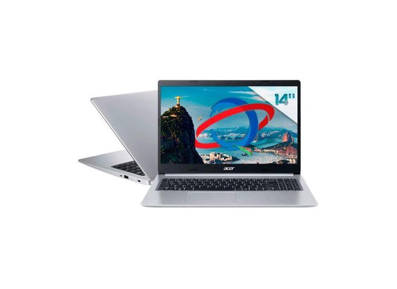 Notebook Acer A514-53- Intel i3 1005G1, RAM 12GB, SSD 500GB, Tela 14, 