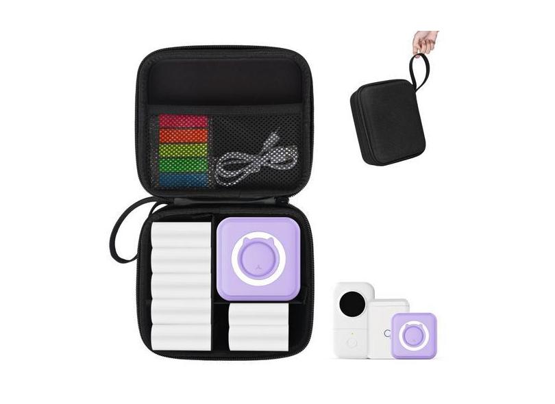 Estojo de transporte QYCHHJ para mini impressora Phomemo T02/Memoking