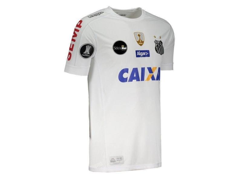 Camisa Torcedor Santos I 2017/18 sem Número Kappa