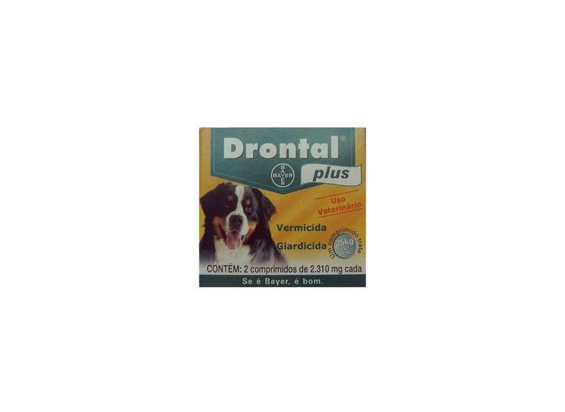 Drontal 35 kgs sabor carne com 2 comprimidos em Promoção é no Buscapé