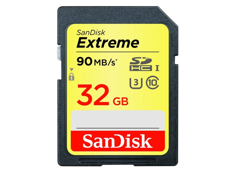 Cartão de Memória SDHC-I SanDisk Extreme 32 GB SDSDXNE-032G-GNCIN