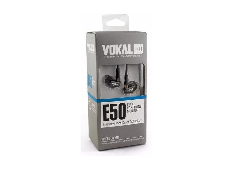 Fone De Ouvido Vokal E50 Pro In Ear Para Retorno C/ Nfe E50 Pro