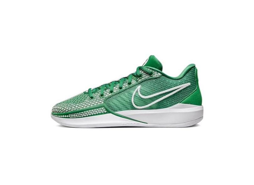 Nike Sabrina 1 Tênis de basquete unissex, Verde maçã/verde maçã/branco, 36