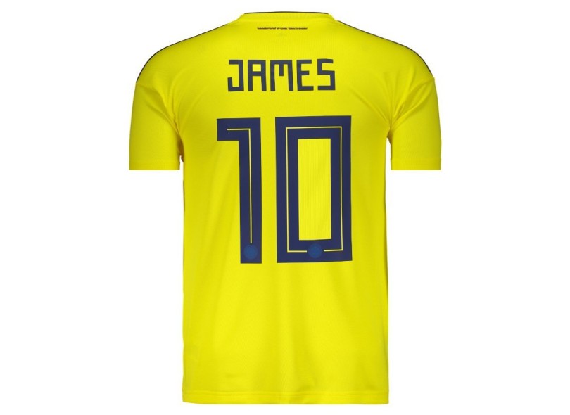 Camisa Torcedor Colômbia I 2018/19 sem Número Adidas