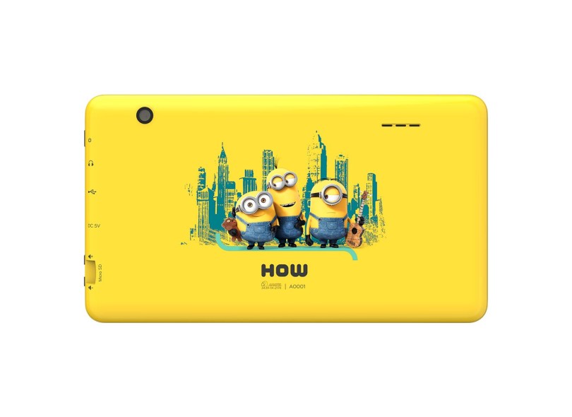 Tablet How 8.0 GB LCD 7 " Android 5.1 (Lollipop) Ht-704 Minions