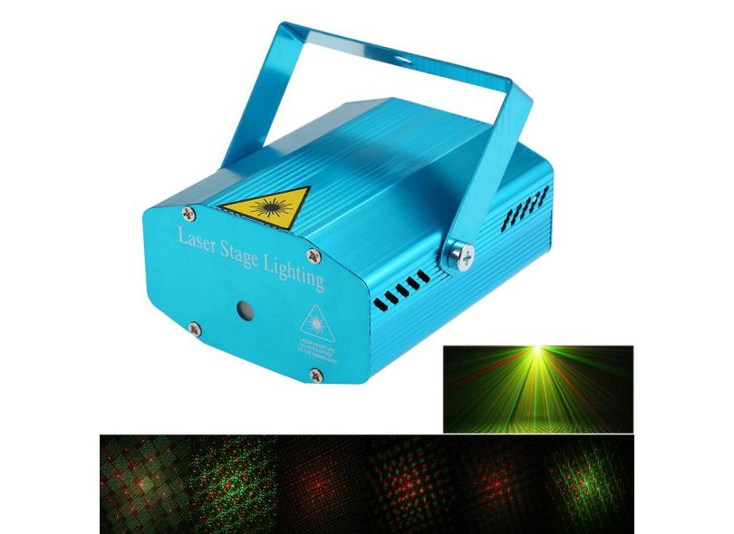 Mini Laser LED Projetor Red & Green Stage Lighting Effect com o Melhor