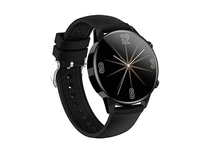 Relógio inteligente para homens e mulheres Smartwatch para telefones Android iOS com tela cheia de 1,2 '' Despertador Tempo Cronômetro Pedômetro Calorias IP68 Rastreador de fitness à prova