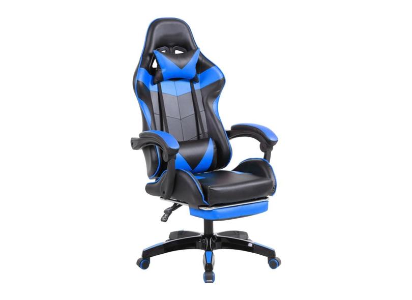 Cadeira Gamer Prizi Canvas - Azul