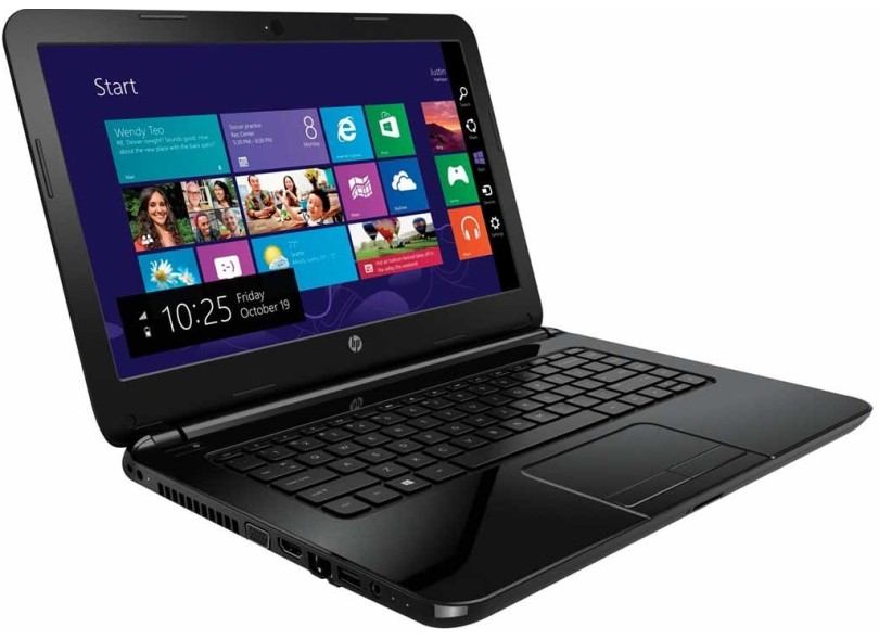 Notebook HP Intel Core i3 4005U 4ª Geração 4GB de RAM HD 500 GB LED 14" Windows 8.1 14-r051Br