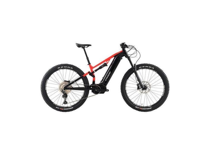 Bicicleta Aro 29 Oggi Eletrica Razzo Full Suspension - Preta Vermelha