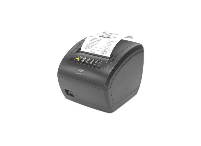 Impressora de Cupom Térmica C3Tech IT-100 USB e Ethernet com Guilhotin