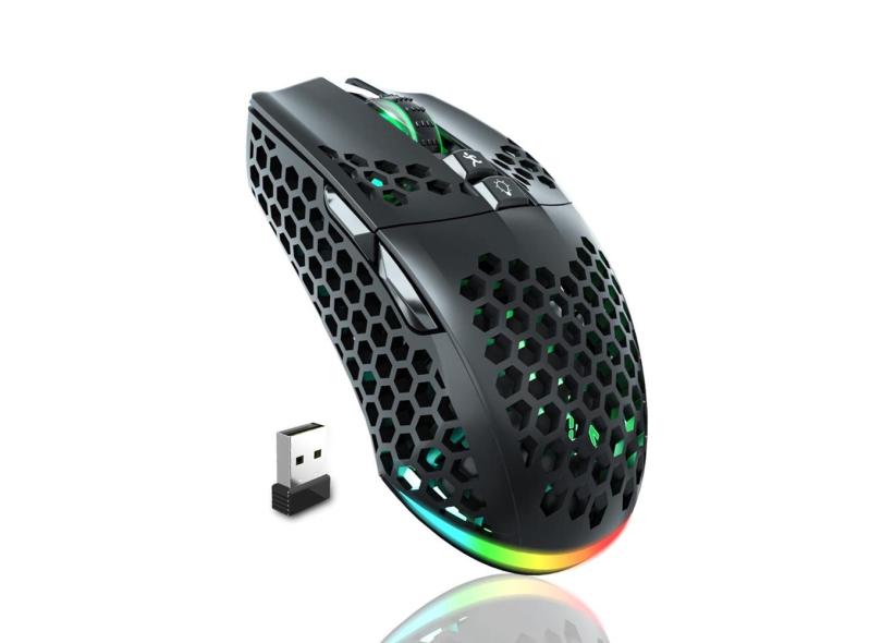 Mouse para jogos sem fio solakaka SM600 plus com três modos BT5.1