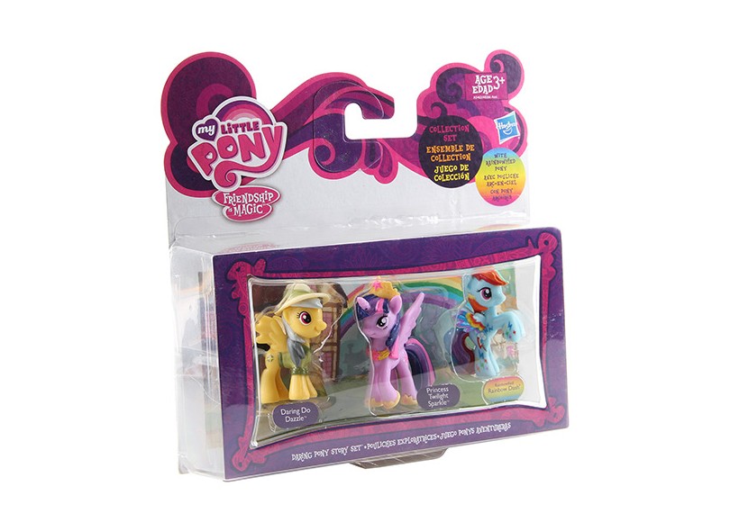 Boneca My Little Pony Magia da Amizade com 3 Peças Hasbro