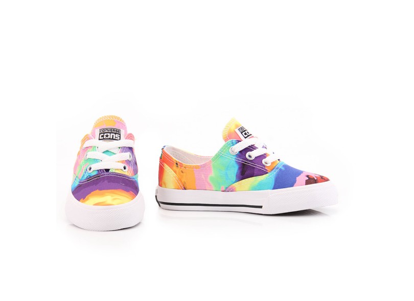 Tênis Converse All Star Infantil (Menina) Casual Skidgrip CVO Psychedelic Ox