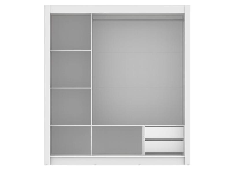 Guarda-Roupas Casal 3 Portas 2 Gavetas com Espelho Lyon 1E Madesa