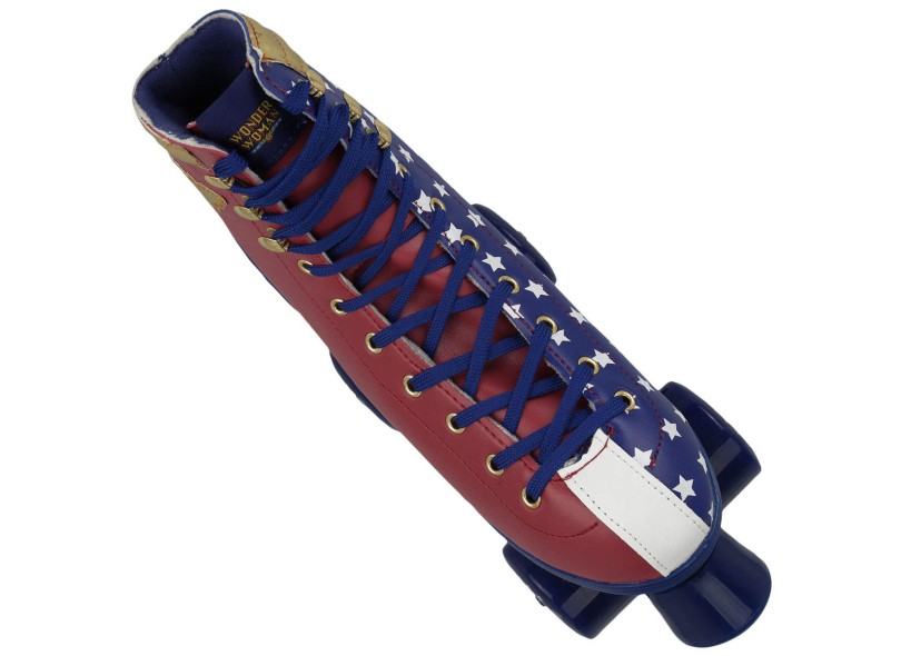 Patins Tradicional 4 rodas Bel Sports Mulher Maravilha