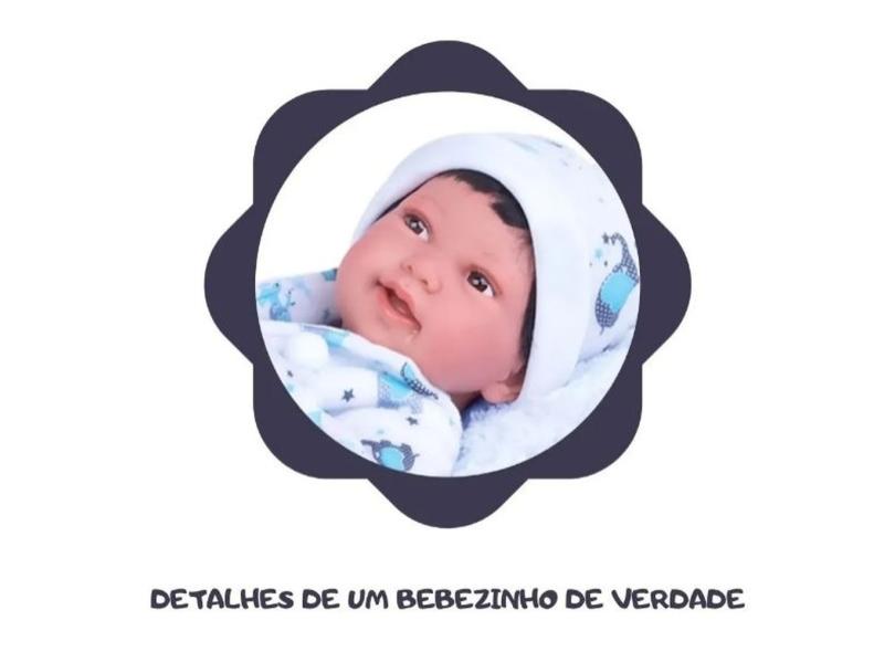 Boneca Bebê Reborn Anny Doll Menino Cotiplás em Promoção é no Buscapé