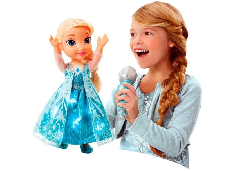 Boneca Frozen Elsa Neve Brilhante de Luxo - Sunny : :  Computadores e Informática