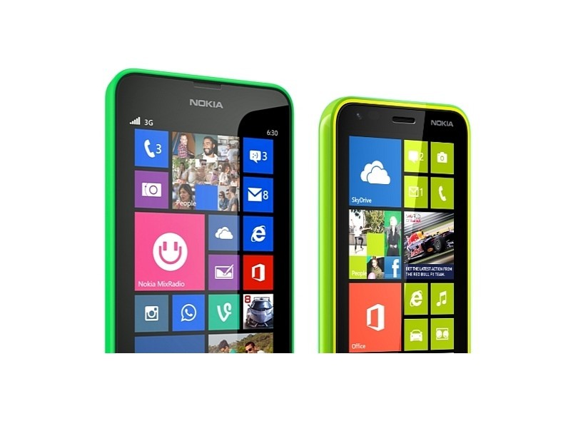 Smartphone Nokia Lumia 630 2 Chips 8GB Windows Phone 8.1 Wi-Fi 3G