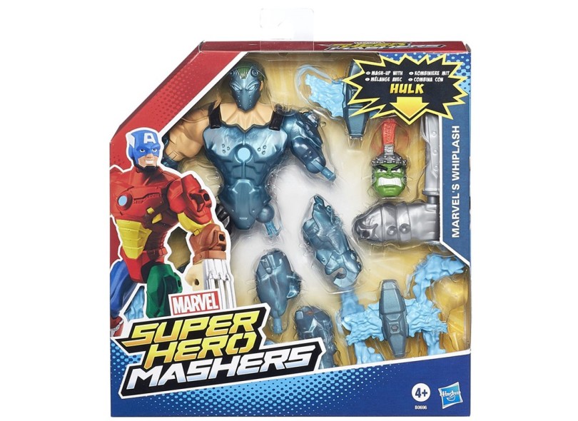 Boneco Whiplash Super Hero Mashers B0696 - Hasbro