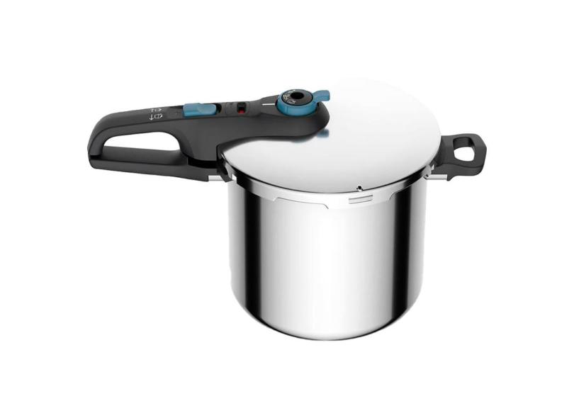 Panela de Pressão Rochedo Inox Secure Trendy Indução 8 Litros Fechamento Externo